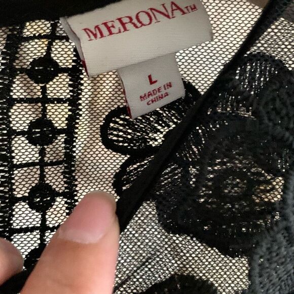 Merona women’s lace top - Picture 9 of 10